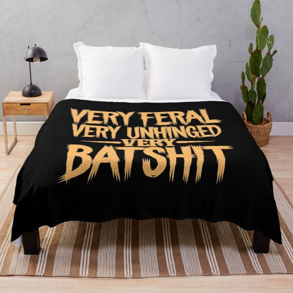 Item preview, Very Feral Very Unhinged Very Batshit - It's a funny gift for people who love chaos, humor, and bold, unconventional designs. designed and sold by ZyziowskyArt.