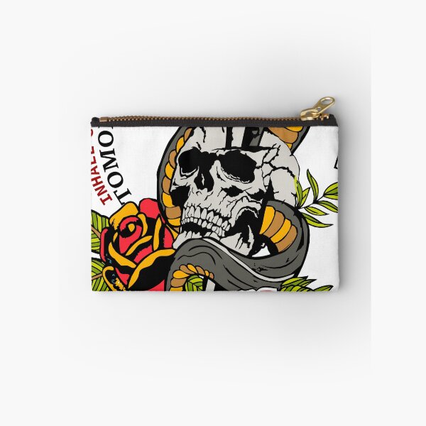 Item preview, Skull snake tattoo inhale courage exhale fear 312 B designed and sold by Achille3777.