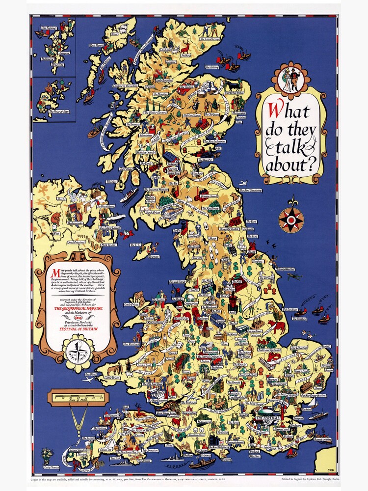 Thumbnail 4 of 4, Samsung Galaxy Phone Case, Map of the UK. 1951. designed and sold by colourfind.