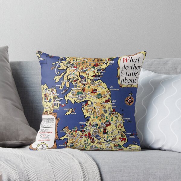 Item preview, Map of the UK. 1951. designed and sold by colourfind.