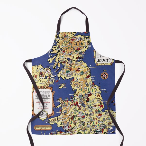 Item preview, Map of the UK. 1951. designed and sold by colourfind.