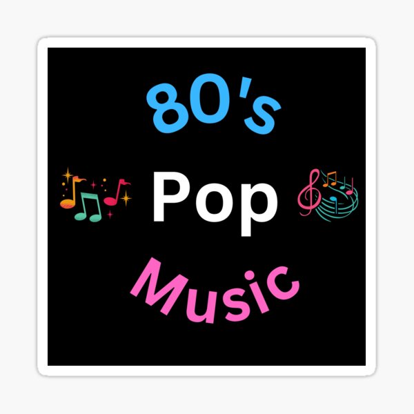 Item preview, 80's Pop Music designed and sold by WelcomeUall.