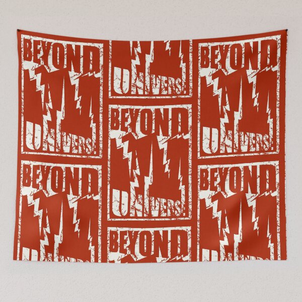 Item preview, Beyond Universe 6 lightning bolts used look retro poster designed and sold by Luzi Illustrella.