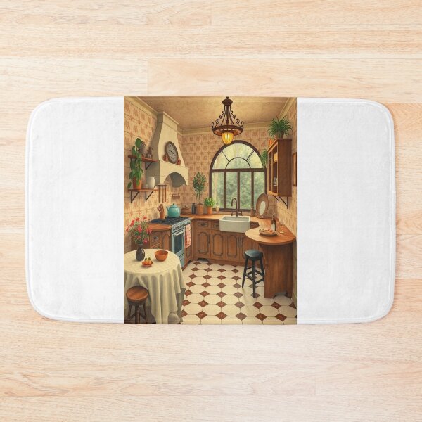 Item preview, A picture of a cosy kitchen in art nouveau style designed and sold by Idyllious.
