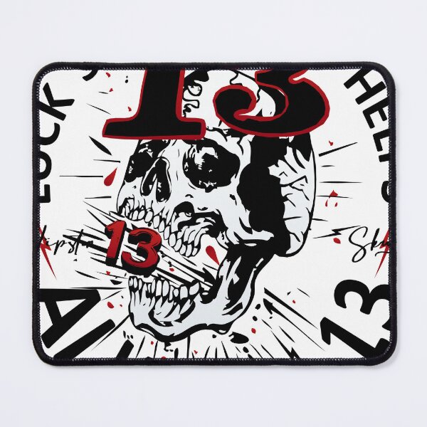 Item preview, skull tattoo number always 13 luck designed and sold by Achille3777.