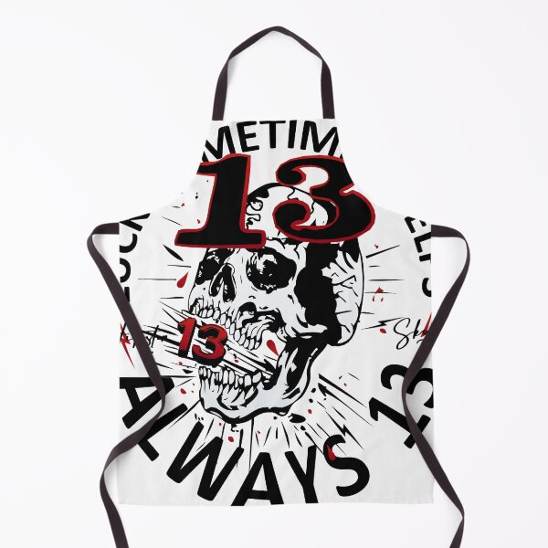 Item preview, skull tattoo number always 13 luck designed and sold by Achille3777.