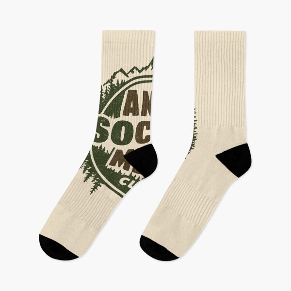 Item preview, Anti Social Media Club Bigfoot Sasquatch Funny Design designed and sold by Mystikos Art.