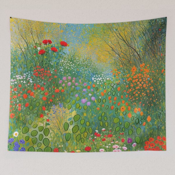 Item preview, Klimt Flower Garden Bauerngarten designed and sold by maniacfitness.