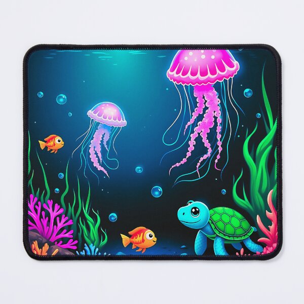 Item preview, Copy of Vibrant Ocean Fantasy with Jellyfish and Turtles designed and sold by Taans-Creation.