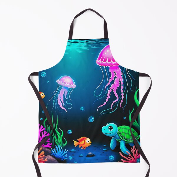 Item preview, Copy of Vibrant Ocean Fantasy with Jellyfish and Turtles designed and sold by Taans-Creation.