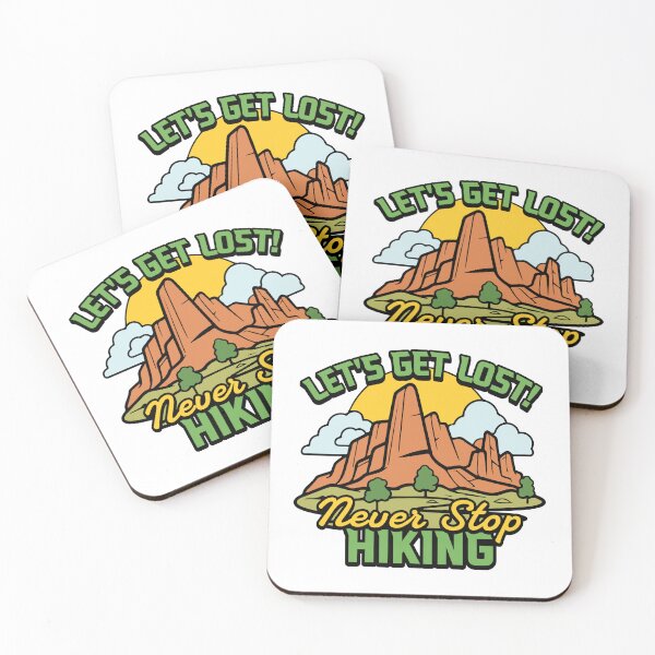 Item preview, Let's Get Lost! Never Stop Hiking! designed and sold by PMCreative.