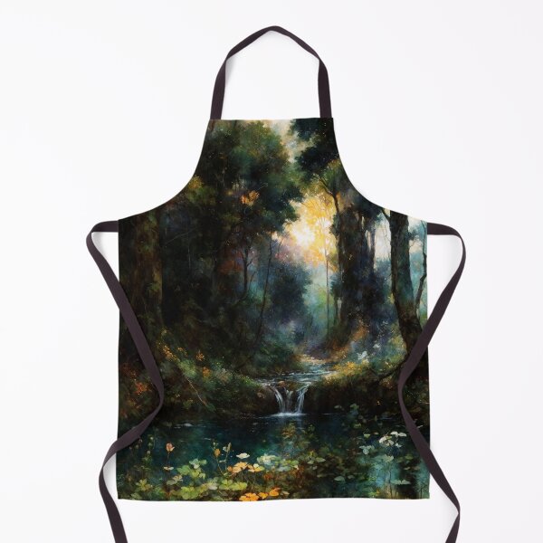 Item preview, Serenity at Dawn: An Enchanted Forest (Extreme Contrast) designed and sold by ShroomSquirrel.