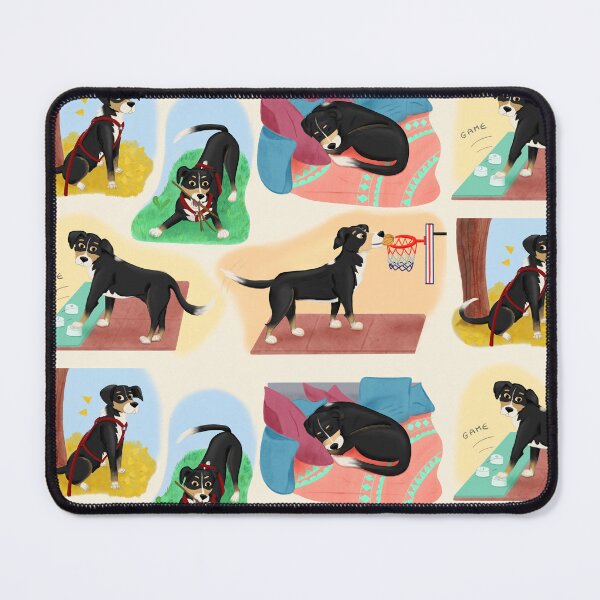 Item preview, Three-Color Dog Adventures – Playful and Loving Moments designed and sold by Medilludesign.