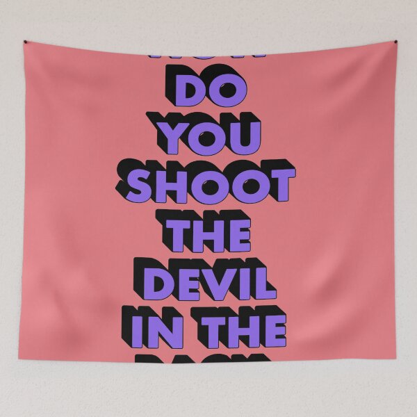 Item preview, HOW DO YOU SHOOT HIM IN THE BACK? designed and sold by The Turbulent Architect.