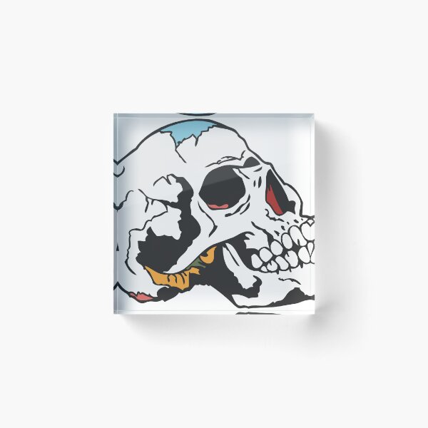 Item preview, old school skull halloween skull designed and sold by Achille3777.