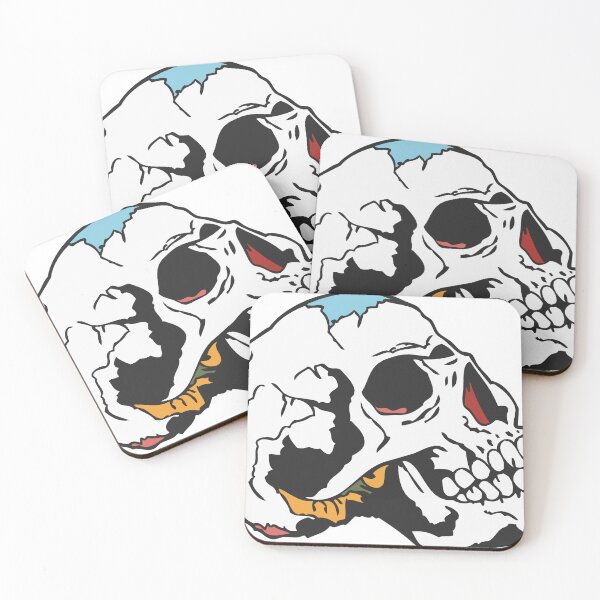 Item preview, old school skull halloween skull designed and sold by Achille3777.