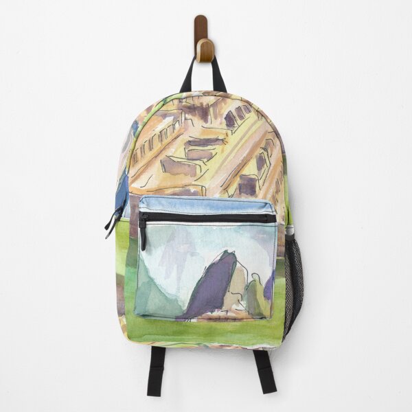 Item preview, Majestic Machu Picchu Watercolor with Andes Mountain View designed and sold by artshop77.