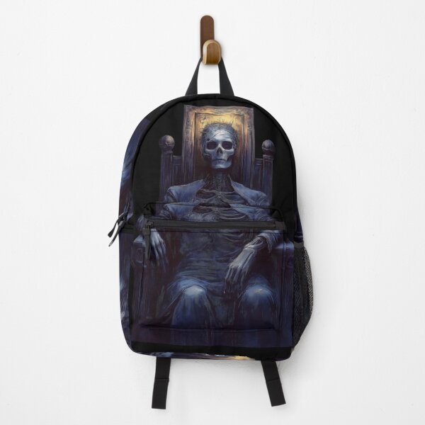 Item preview, King of Nothing: Nihilism Rocks. Skeleton horror. designed and sold by Shoot-The-Moon.