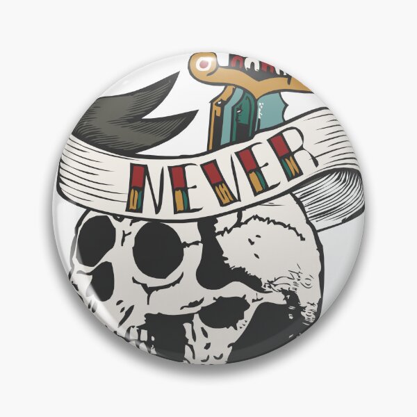Item preview, skull old school tattoo never die 2911 A designed and sold by Achille3777.