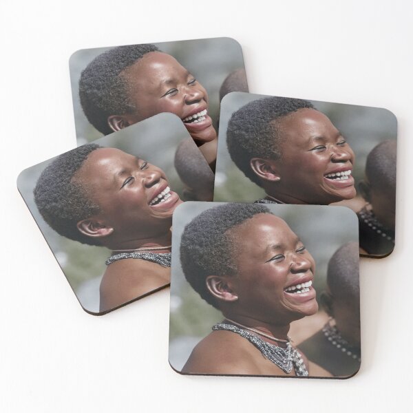 Item preview, Colorized Laughing Zulu Woman Vintage designed and sold by JerryFrank.