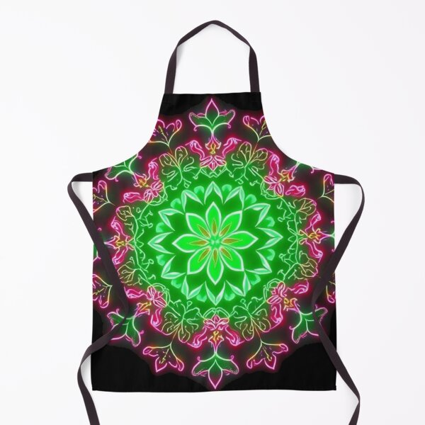 Item preview, Floral Neon Mandala designed and sold by Mr Reindeer.