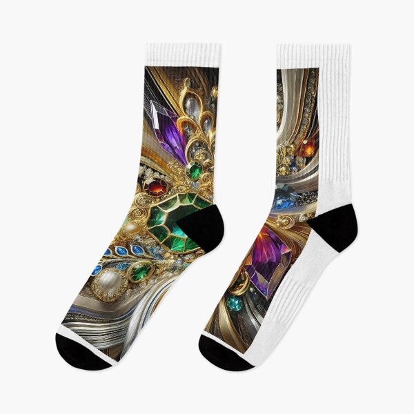 Item preview, Radiant Jewel-Toned Luxury Abstract Masterpiece designed and sold by Bilikaru.