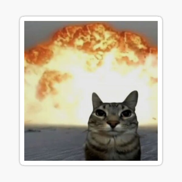 Item preview, cat explosion designed and sold by InaneCat.