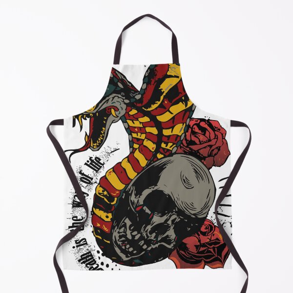 Item preview, old skull skull hipster crane cobra snake rose flower tattoo death way life designed and sold by Achille3777.