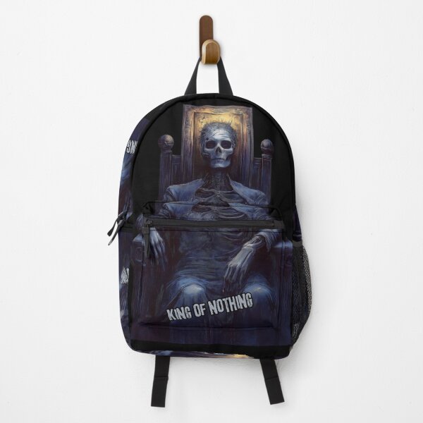 Item preview, Text Version King of Nothing: Nihilism. Skeleton horror. designed and sold by Shoot-The-Moon.
