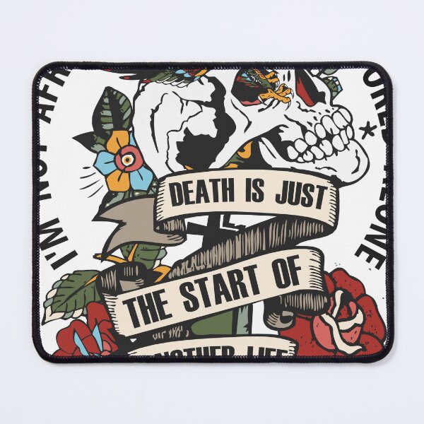Item preview, old skulls tattoo world alone designed and sold by Achille3777.