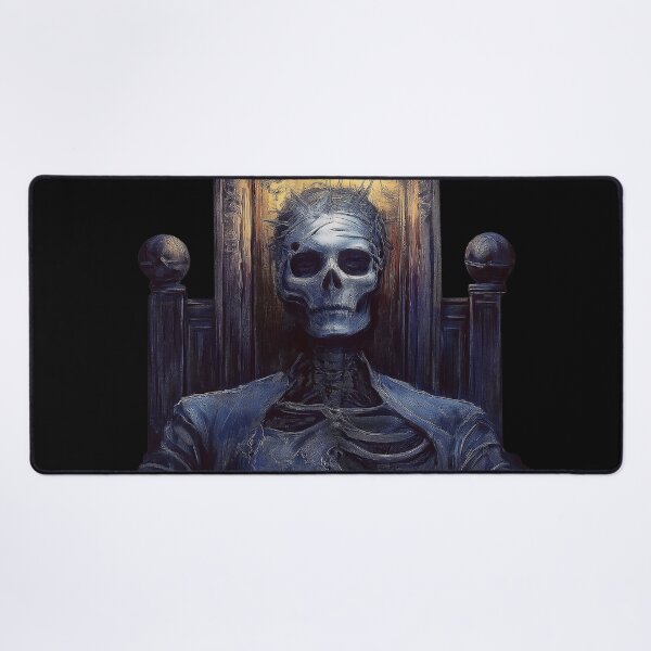 Item preview, Text Version King of Nothing: Nihilism. Skeleton horror. designed and sold by Shoot-The-Moon.