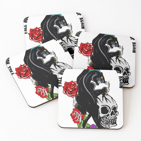 Item preview, panther old school tattoo get up again designed and sold by Achille3777.