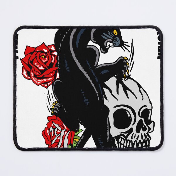 Item preview, panther old school tattoo get up again designed and sold by Achille3777.