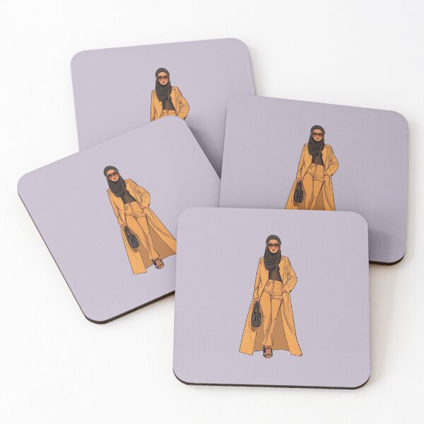 Item preview, Mustard Yellow Hijab Fashion Sticker - Bold & Modern Modest Style Design | Ramadan designed and sold by ThisTee.