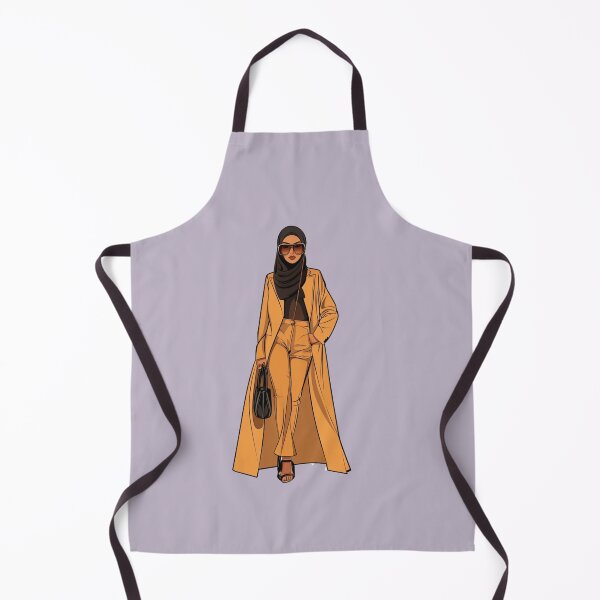 Item preview, Mustard Yellow Hijab Fashion Sticker - Bold & Modern Modest Style Design | Ramadan designed and sold by ThisTee.