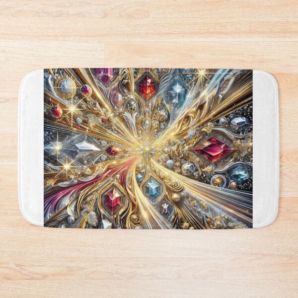 Item preview, Exquisite Gemstone-Inspired Opulent Abstract Art designed and sold by Bilikaru.