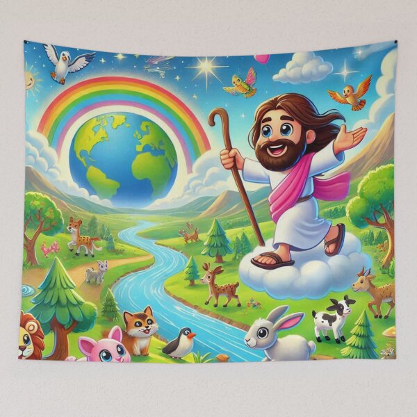 Item preview, Jesus Loving the World designed and sold by JesusClub.