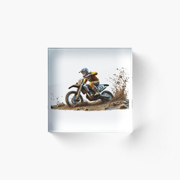 Aperçu de l'œuvre Pilote de motocross tout-terrain créée et vendue par WackyJacks.