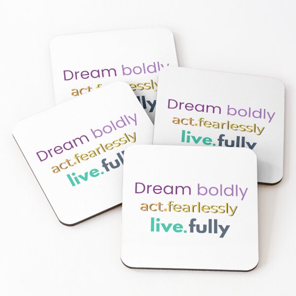 Item preview, Dream Big, Live Boldly designed and sold by StickersOfficiel.
