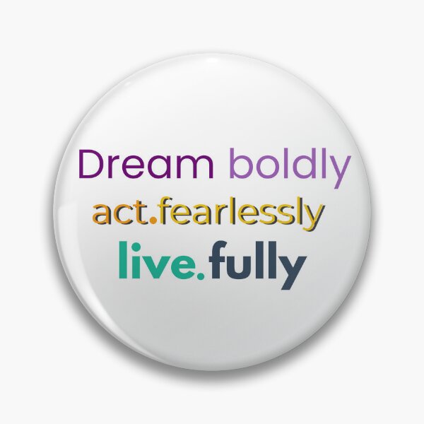 Item preview, Dream Big, Live Boldly designed and sold by StickersOfficiel.