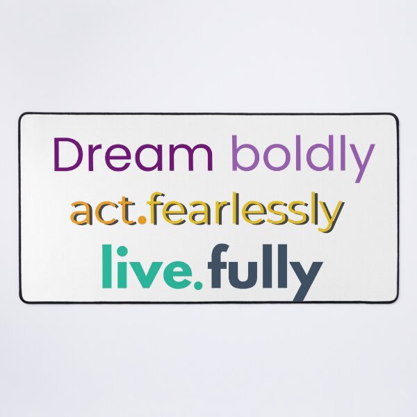 Item preview, Dream Big, Live Boldly designed and sold by StickersOfficiel.