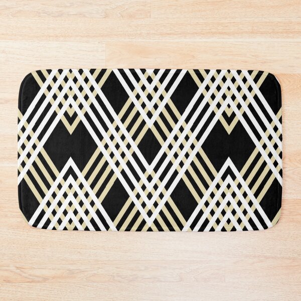 Item preview, Checkered Diamond Pattern On Black Bacground designed and sold by studioart.