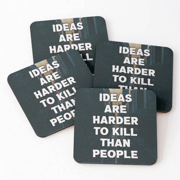 Item preview, IDEAS ARE HARDER TO KILL designed and sold by The Turbulent Architect.