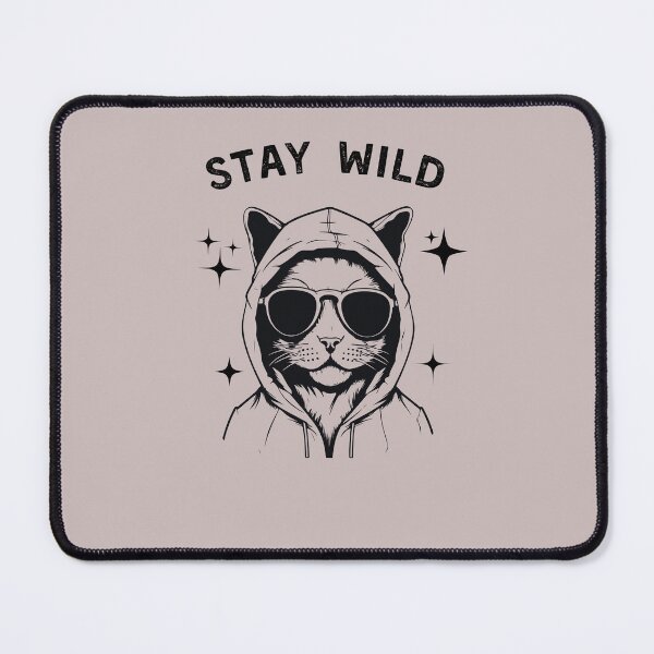 Item preview, Stay Wild Cool Cat designed and sold by Cool Ts .
