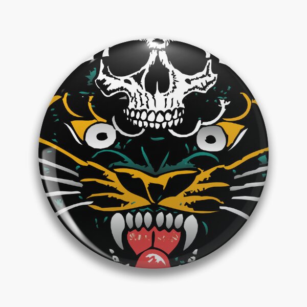 Item preview, panthere tattoo skull black skull old school designed and sold by Achille3777.