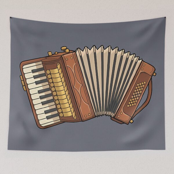 Item preview, Vintage Accordion: Music in Motion designed and sold by Orca Chuckle Studios.