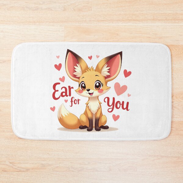 Item preview, Cute Valentine Fox - Ear for You designed and sold by Bulwshop.