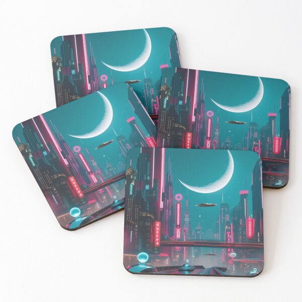 Item preview, Neon Horizons: A Future with Retro Roots designed and sold by eXtraHumans.