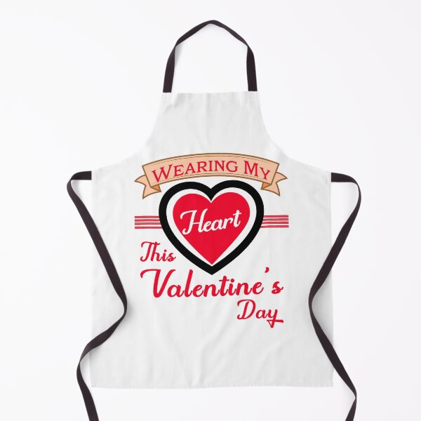 Item preview, Wearing My Heart This Valentine’s Day - Cute Love Gifts designed and sold by PrintSparkDesigns.