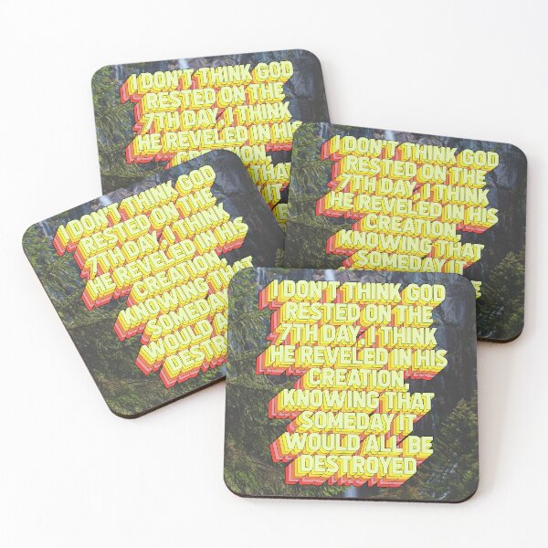 Item preview, I DON'T THINK GOD RESTED ON THE SEVENTH DAY designed and sold by The Turbulent Architect.
